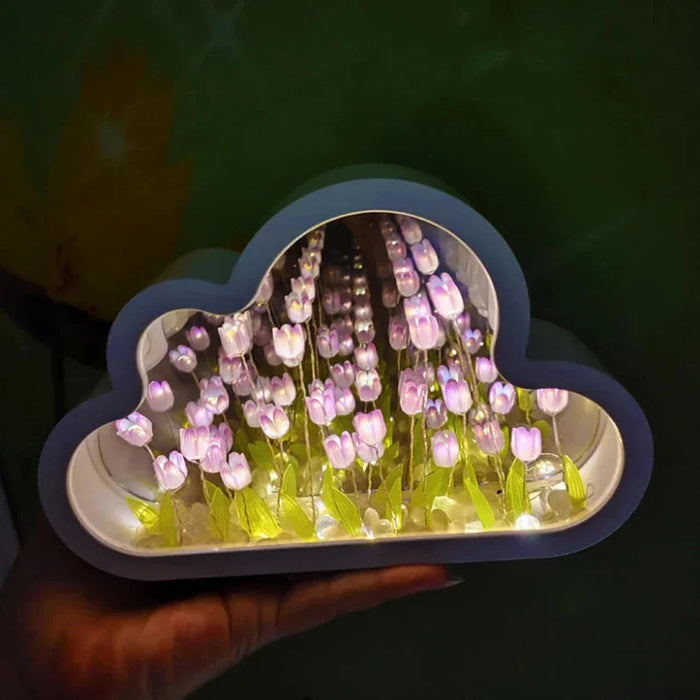 Tulip Cloud Mirror Bedroom Sleeping Table Lamp