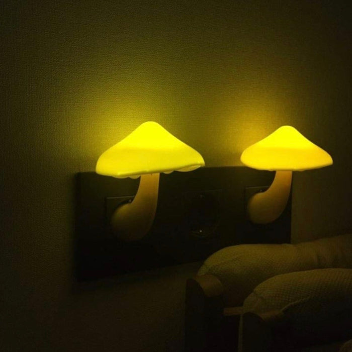 Light Changing Mushroom Wall Lamp