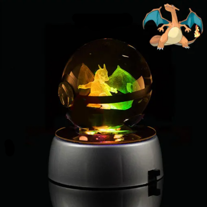 Pokémon Characters Crystal Ball Nightlight