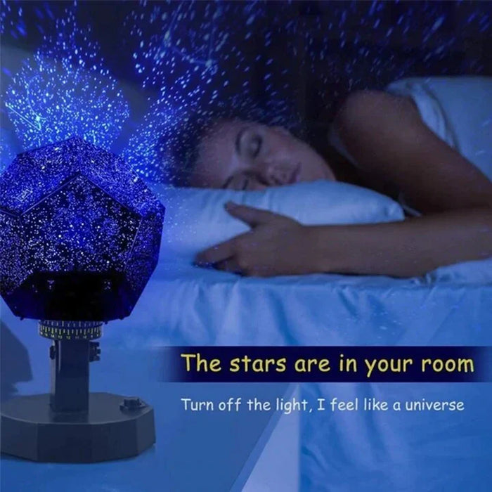 Starry Sky Galaxy Projector Lamp