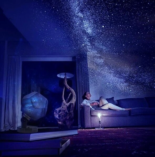 Starry Sky Galaxy Projector Lamp