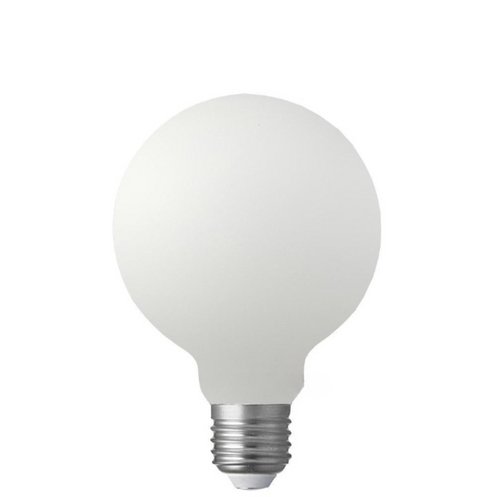 12W G95 Matte White Dimmable LED Globe (E27) In Natural White