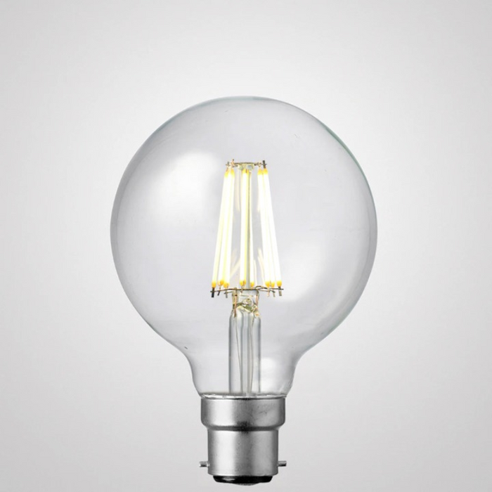 14W G95 Clear Dimmable LED Globe (B22) in Natural White
