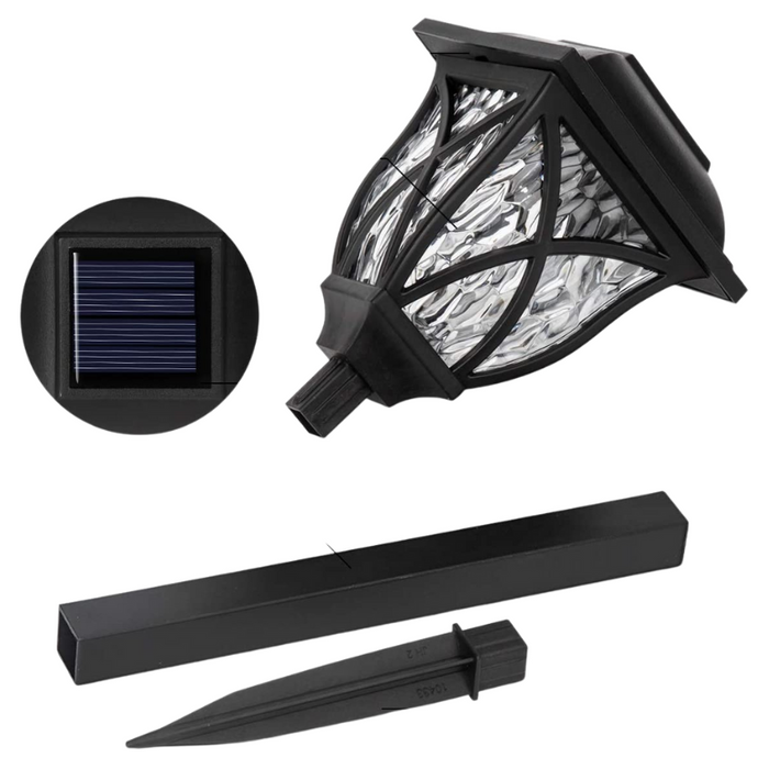 6 Pack LED Solar Landscape Pathway Lights