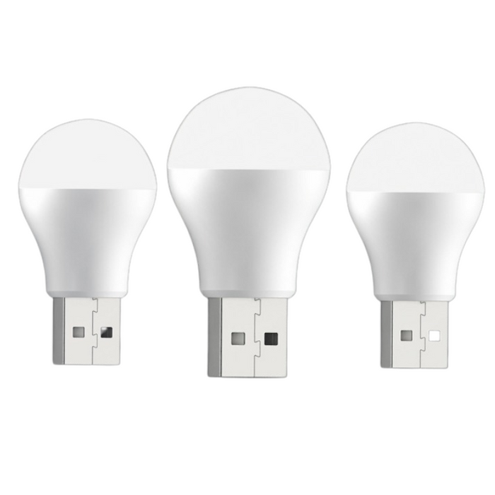 USB Plug Powered LED Bulb Light