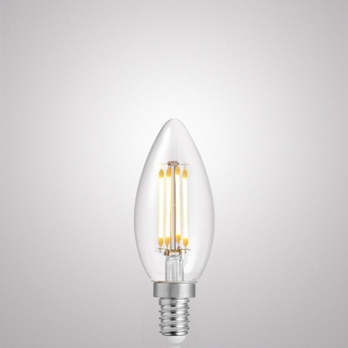 4W Candle Dimmable LED Bulb (E12) Clear in Natural White