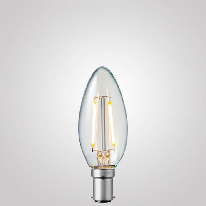 2W Candle Dimmable LED Bulb (B15) Clear in Warm White