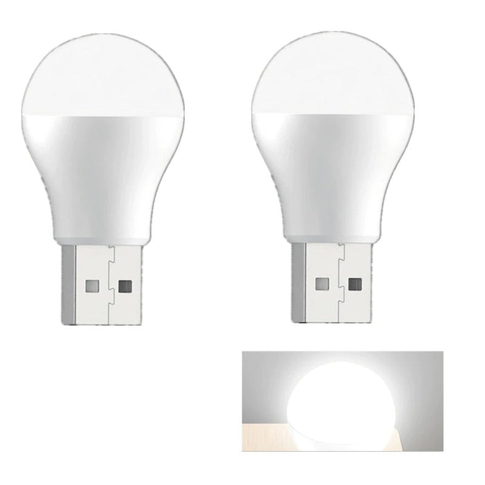 USB Plug Powered LED Bulb Light