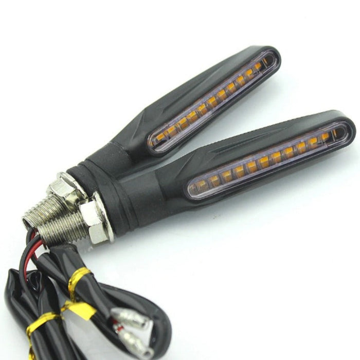 4 PCs Universal LED Indicator Blinker Lights For Motorcycle