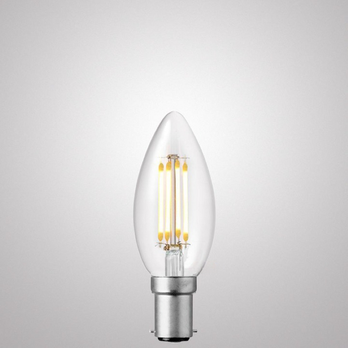6W Candle Dimmable LED Bulb (B15) Clear in Natural White