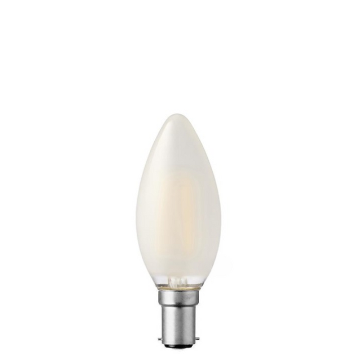 4W Candle Dimmable LED Bulb (B15) Frosted in Natural White