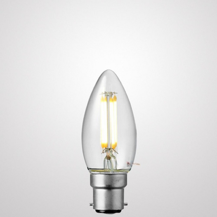 6W Candle Dimmable LED Bulb (B22) Clear in Natural White