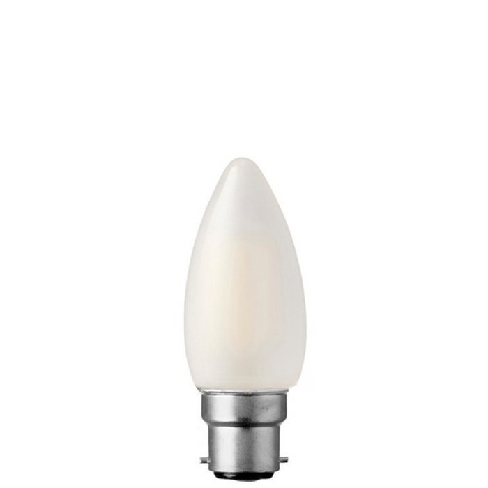 4W Candle Dimmable LED Bulb (B22) Frosted in Natural White