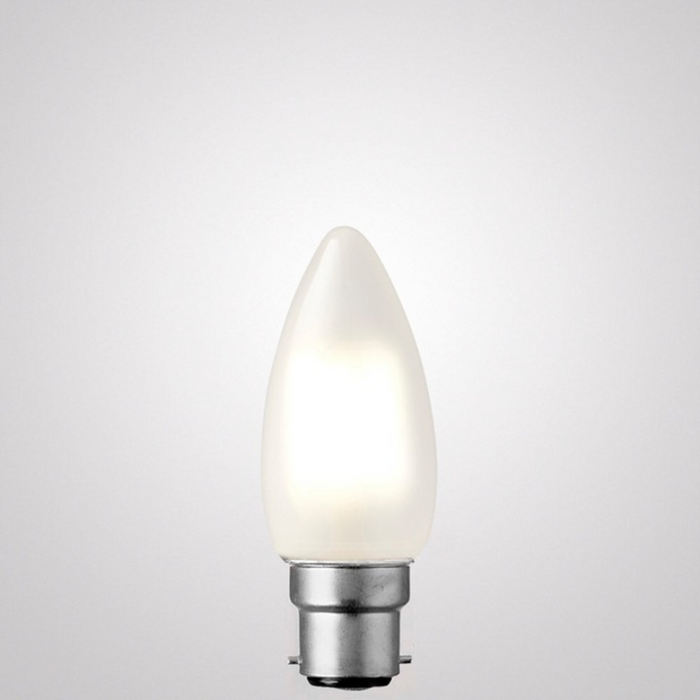4W Candle Dimmable LED Bulb (B22) Frosted in Natural White