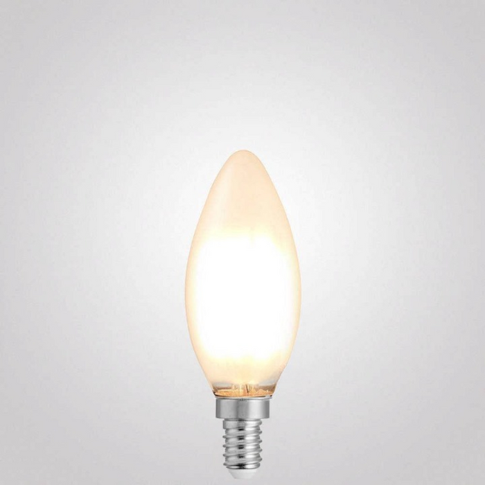 4W Candle Dimmable LED Bulb (E12) Frosted in Warm White