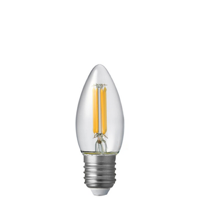 6W Candle Dimmable LED Bulb (E27) Clear in Natural White