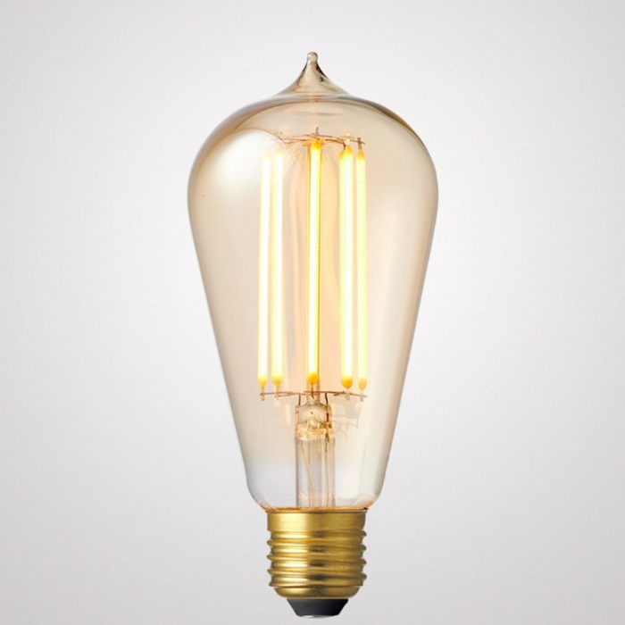 4W Edison Amber Dimmable LED Light Bulb (E27) in Ultra Warm White