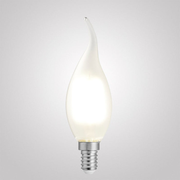 4W Flame Tip Candle Dimmable LED Bulb (E14) Frost in Natural White