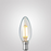 4W 12 Volt DC Candle Dimmable LED Bulb (B15) Clear in Warm White