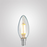 4W 12 Volt DC/AC Candle Dimmable LED Bulb (E14) Clear in Warm White