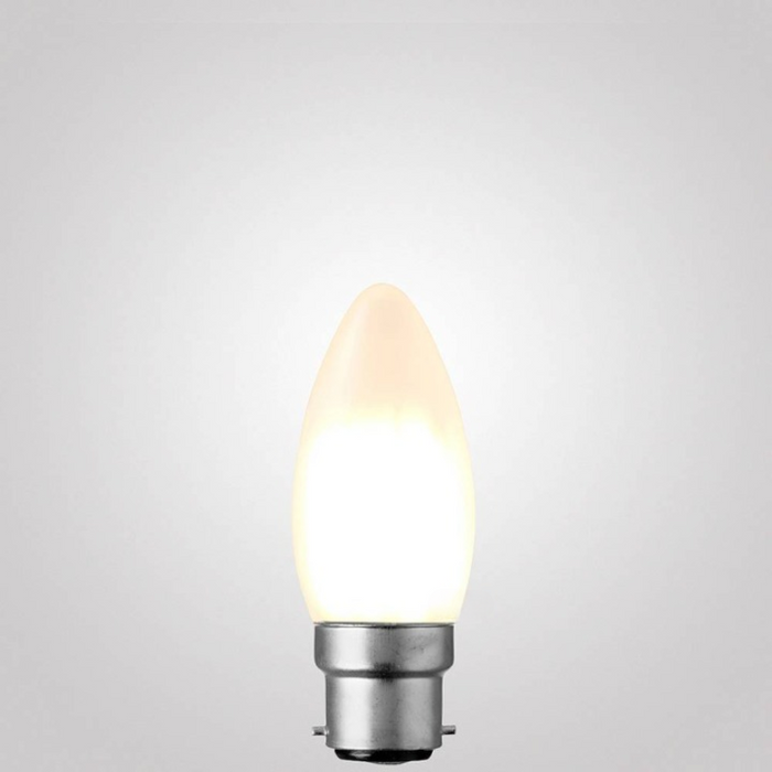 4W Candle Dimmable LED Bulb (B22) Frosted in Warm White