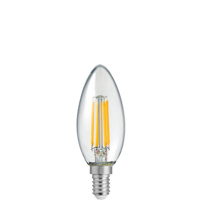 4W Candle Dimmable LED Bulb (E14) Clear in Warm White