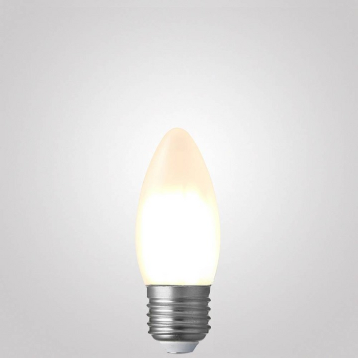 4W Candle Dimmable LED Bulb (E27) Frosted in Warm White