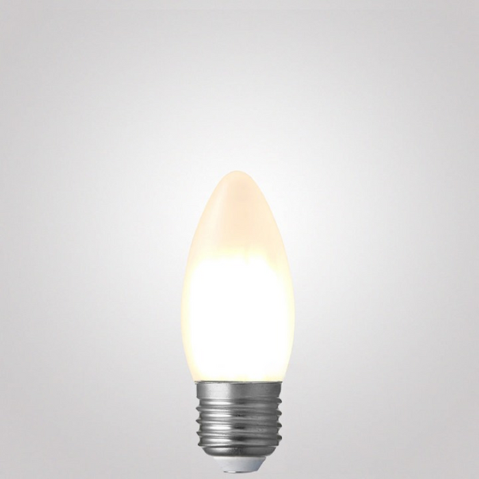 6W Candle Dimmable LED Bulb (E27) Frosted in Warm White