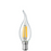 4W Flame Tip Candle Dimmable LED Bulb (B15) Clear in Warm White