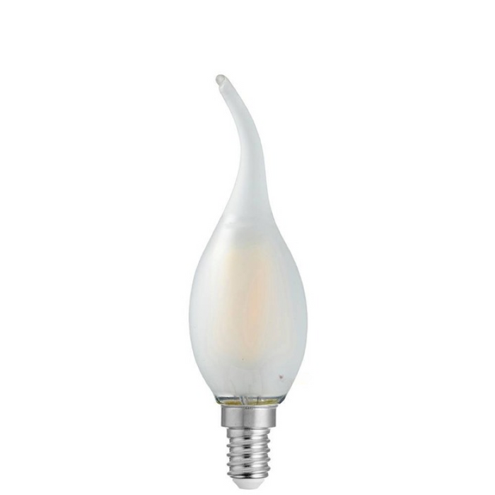4W Flame Tip Candle Dimmable LED Bulb (E14) Frost in Natural White