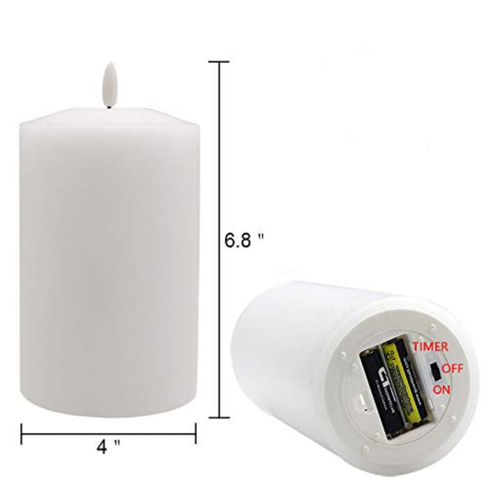 Flameless Flickering LED Candles | Waterproof Realistic Dancing LED Flames