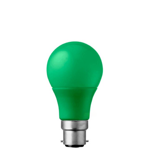 5W Green GLS LED Light Bulb (B22)