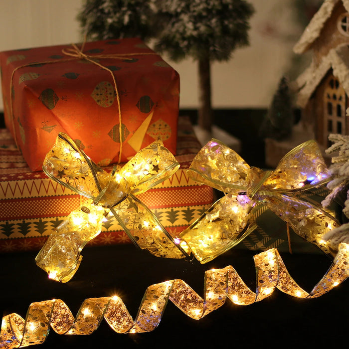 Christmas Ribbon Fairy String Light