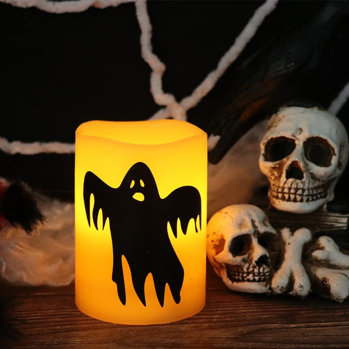 Set of 2 Halloween Decorative LED Candles