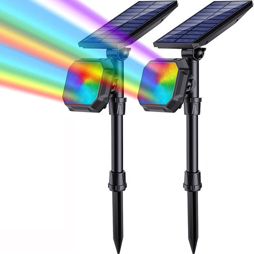 Color Changing Solar Outdoor Spot Lights