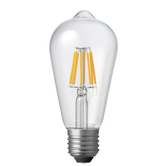 6W 12-24 Volt DC/AC Edison Dimmable LED Light Bulb (E27) in Extra Warm White