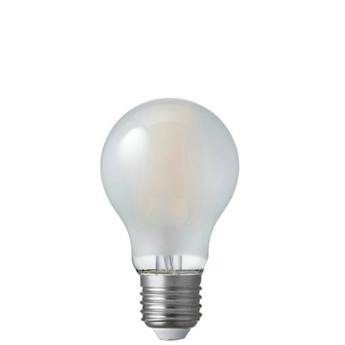 8W 12-24 Volt DC GLS Dimmable LED Light Bulb (E27) Frost in Warm White