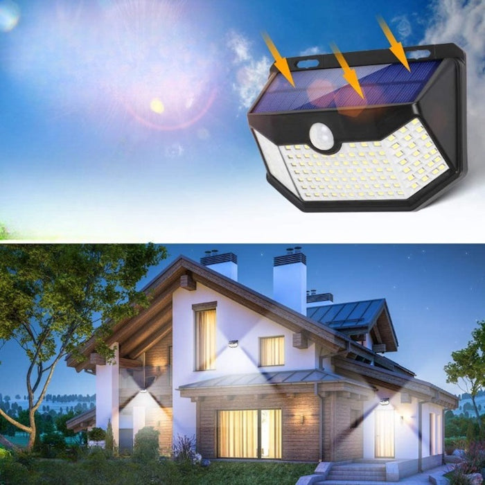 Solar Lights Outdoor with Lights Reflector