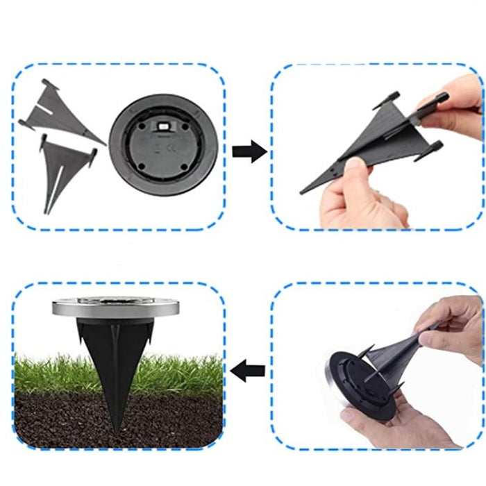 LED Solar Garden Ground Lights