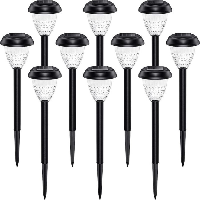 Super Bright Waterproof 10 Pack Outdoor Solar Lights