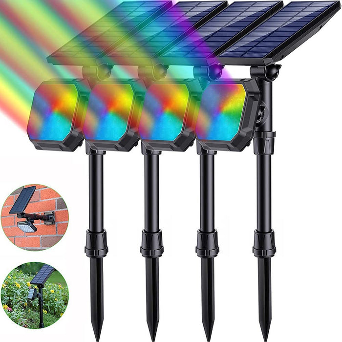 Color Changing Solar Outdoor Spot Lights