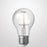 8W 12-24 Volt DC GLS Dimmable LED Light Bulb (E27) Clear in Warm White