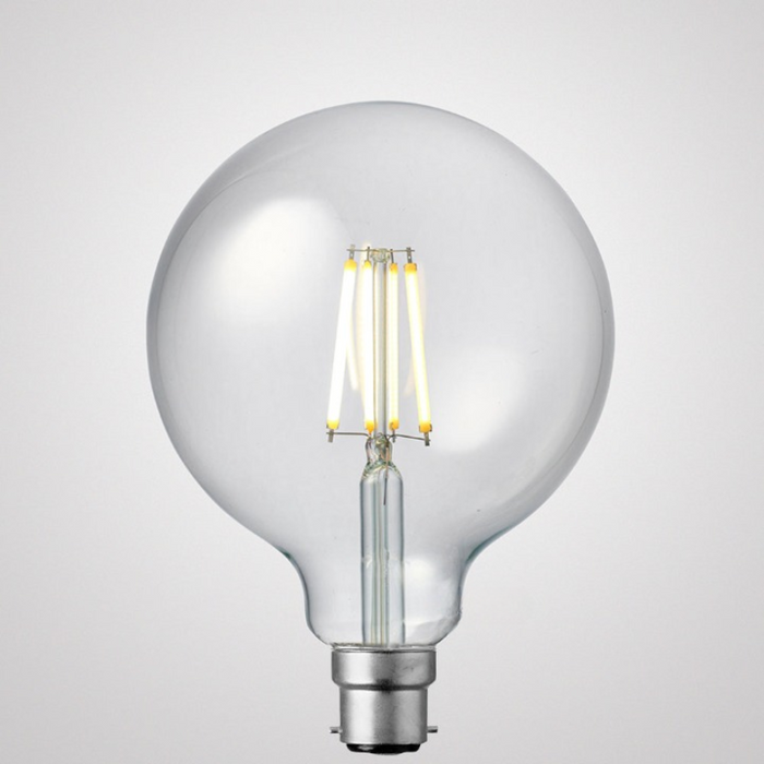 8W G125 Dimmable LED Light Globe (B22) In Natural White