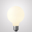 8W G95 Matte White Dimmable LED Bulb (E27) In Warm White