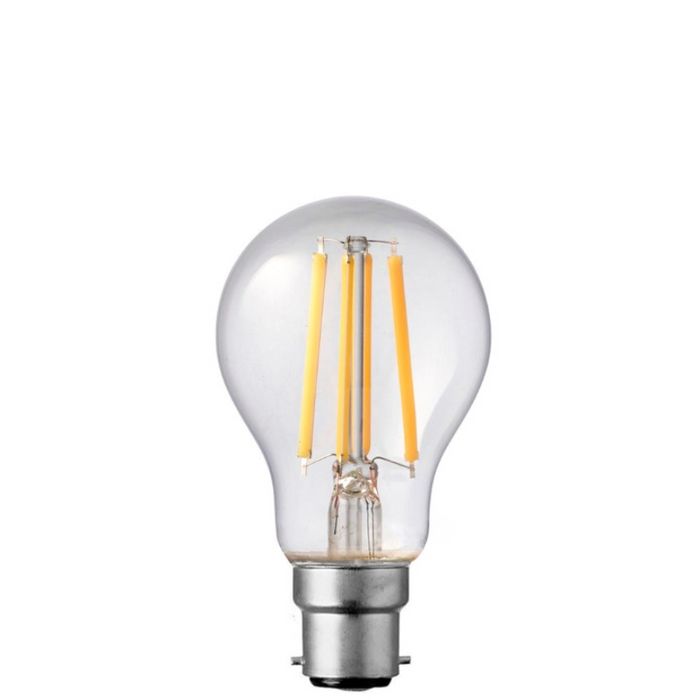 8W GLS Dimmable LED Bulb (B22) Clear in Natural White