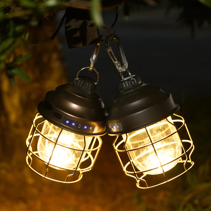 Mini Vintage Metal Hanging Lanterns