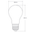 8W GLS Dimmable LED Bulb (E27) Clear in Warm White