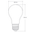 12W GLS Dimmable LED Bulb (E27) Clear in Warm White