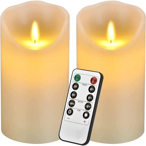 Flameless LED Candles With Remote Timer