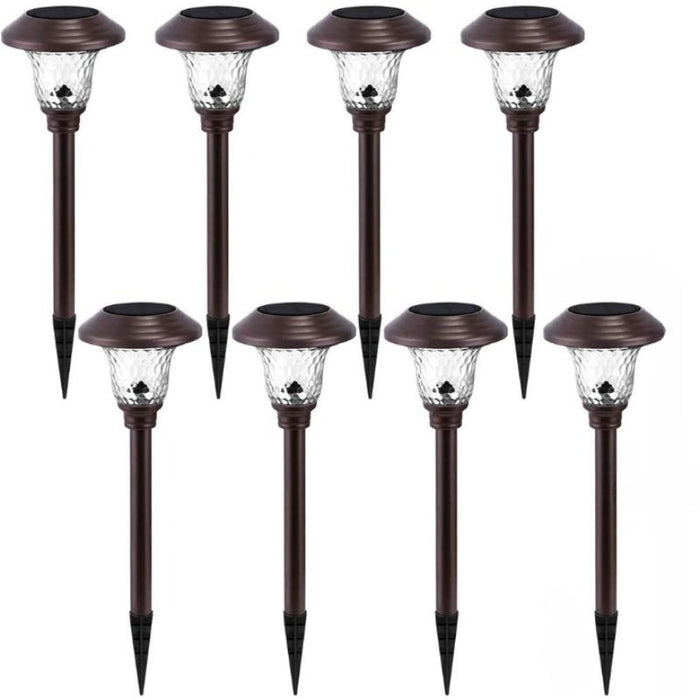 Automatic Solar Powered Pack of 8 LED Lights